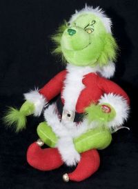 the grinch singing plush