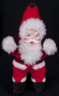 old stuffed santa claus