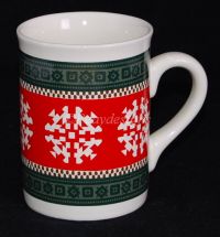 Details about  / Eddie Bauer Christmas Holiday Coffee Mug Cup Snowman Trees Snowmen