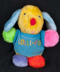 Le Chat Noir Boutique: Commonwealth Lolli-pup Colorful Dog Stuffed ...