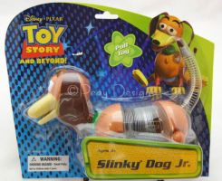 slinky dog pull toy